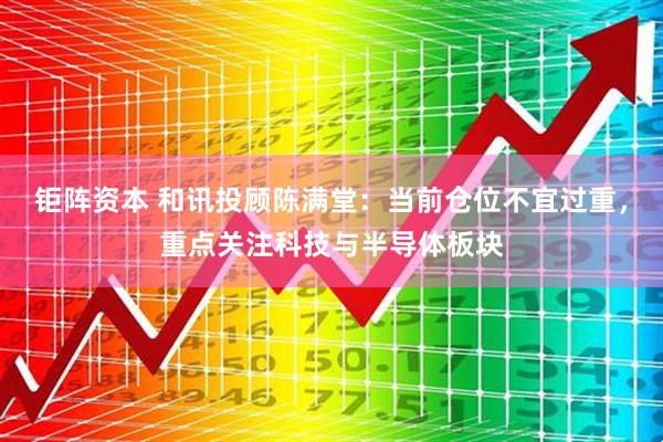 钜阵资本 和讯投顾陈满堂：当前仓位不宜过重，重点关注科技与半导体板块