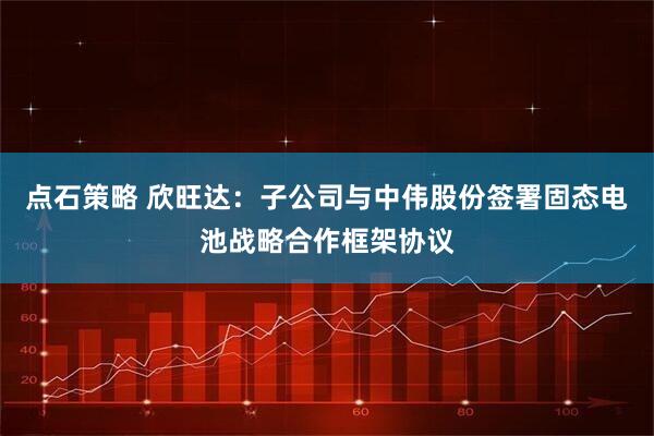 点石策略 欣旺达：子公司与中伟股份签署固态电池战略合作框架协议
